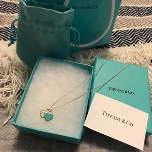 Tiffany Blue Heart Necklace 💙✨